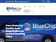 Tablet Screenshot of bluechipglass.com